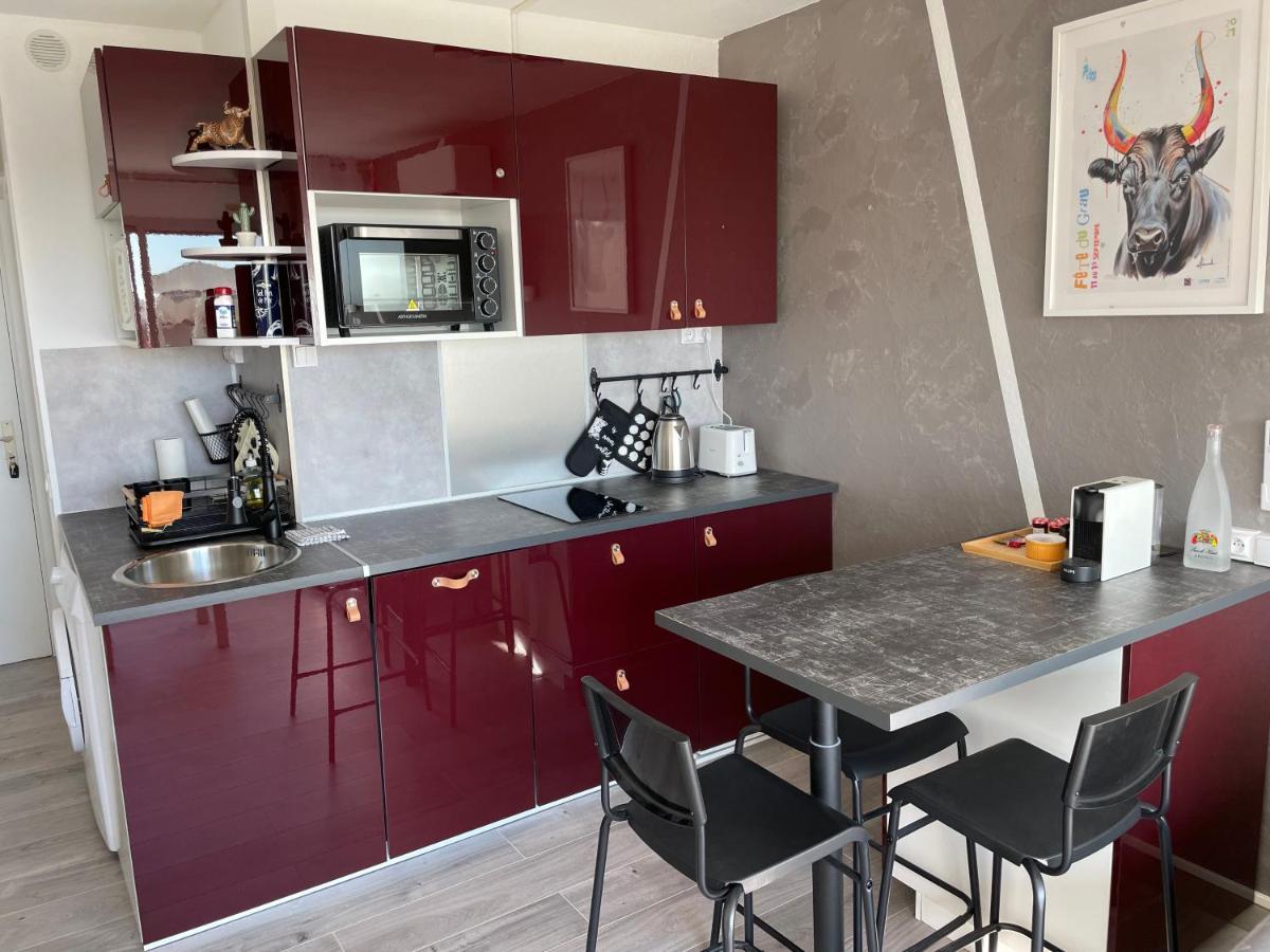 Superbe Studio, Terrasse, Piscine, Parking Le Grau-du-Roi Exteriör bild