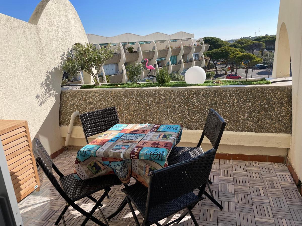 Superbe Studio, Terrasse, Piscine, Parking Le Grau-du-Roi Exteriör bild